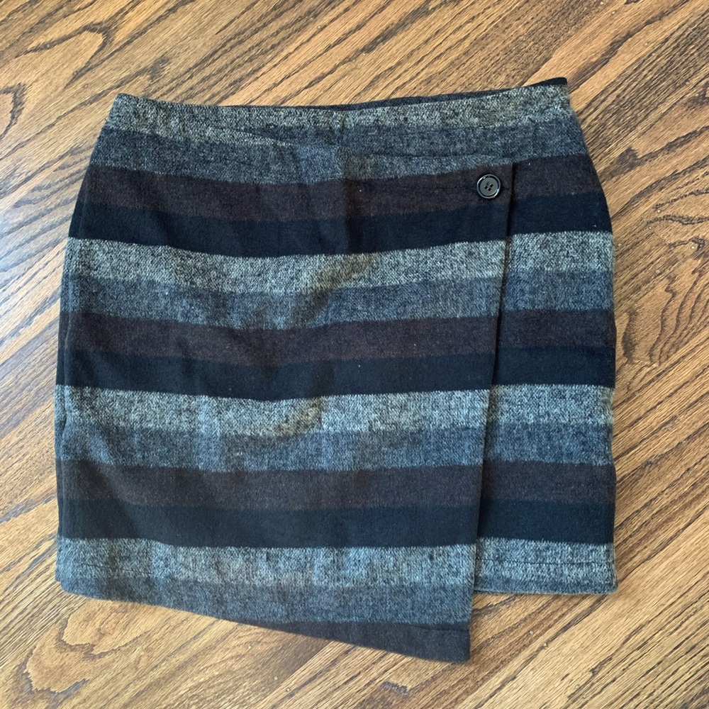 Tulle - Striped Mini Skirt